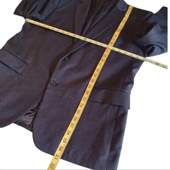Brooks Brothers 1818 Estrato Trabaldo Togna Italy Black Sports CoatMen 44R/38W